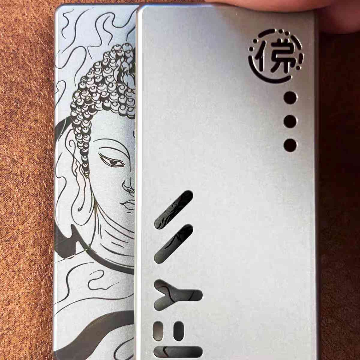 Angry Vajra EDC Slider– One Thought to Buddha, One Thought to Demon - Image 3